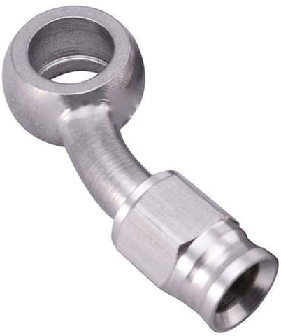 MSJFUBANGBM AN3 10mm Stainless Steel Brake Hose Fitting Ends Adapter for Car Auto Motorcycle (Color : V)