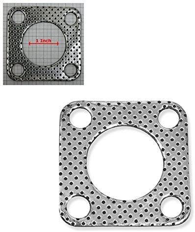 UrMarketOutlet Graphite Aluminum Gasket for 46mm 4-Bolts Wastegate Turbo/Engine/Manifold/Pipe