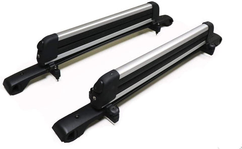 BRIGHTLINES Crossbars & Ski Rack for 6 Skis 4 Snowboards Combo Compatible with 2013-2017 Subaru crosstrek & 2012-2016 Impreza