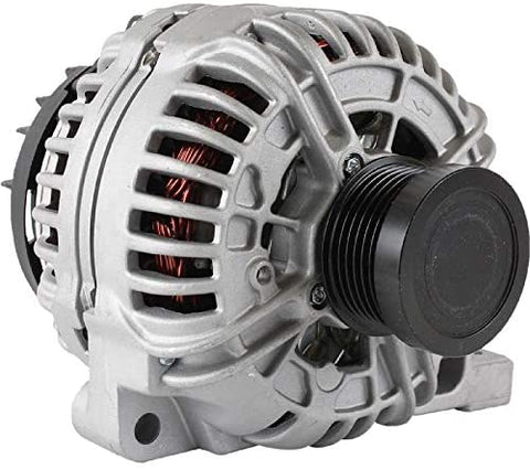 New Alternator Compatible with/Replacement for 2.4L VOLVO S60 07 08 09 2007 2008 2009 0-124-625-024, AL0832X, 12Clock 160Amp Internal Fan Type Clutch Pulley Type Internal Regulator CCW Rotation 12V