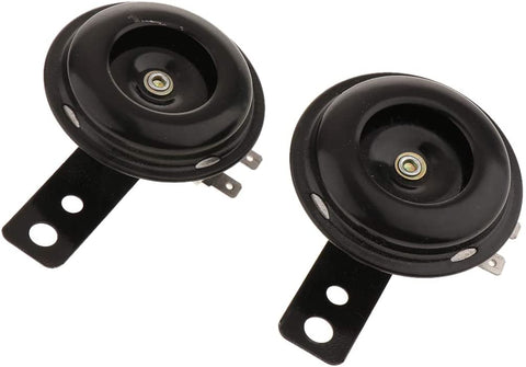 Homyl DC 12V 1.5A 105db Metal Electric Loud Horn Speaker Trumpet Black