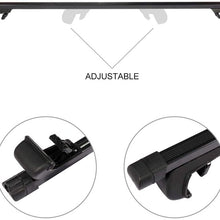 ROADFAR Roof Rack Aluminum 50" Top Rail Carries Luggage Carrier Fit for 2007-2011 for Jeep Patriot Sport Utility 4-door Baggage Rail Crossbars with Lock