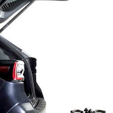 KAC E2 1.25" and 2" Hitch Receiver Mount Bike Rack Carrier 2-Bike Capacity for Truck, SUV, and Car - Platform Tray Style, Compact Folding Design - (Adapter Included) – RV Use Prohibited