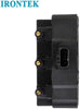 IRONTEK Ignition Coil Pack of 1 Compatible with 01-03 for Chrysler Voyager; 01-07 for Dodge Caravan; 01-09 for Chrysler Town & Country; 01-10 for Dodge Grand Caravan REPLACES REF# C1442 UF-412 UF-190