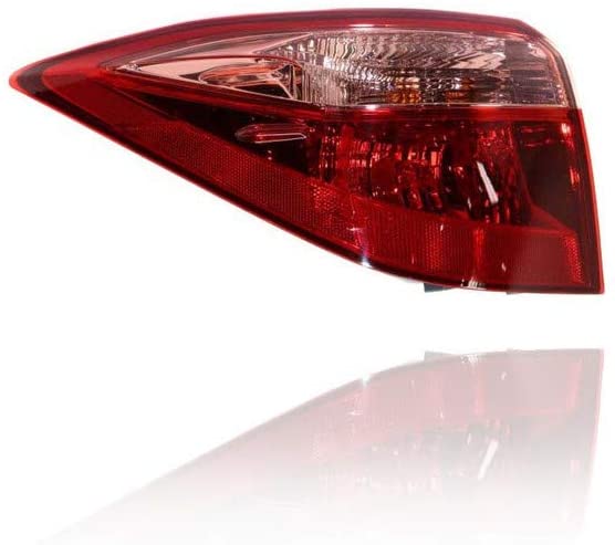 Tail Light Assembly - DEPO For/Fit 17-19 Toyota Corolla - Outer on Body (Exclude SE/XLE/XSE/50th Anniversary) - Pair, Left Driver + Right Passenger Set - CAPA - 8155002B00, 8156002B00