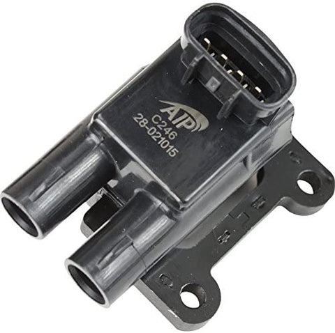 AIP Electronics Premium Ignition Coil Pack Compatible Replacement For 1998-1999 Chevrolet and Toyota 1.8L 4cyl Oem Fit C246
