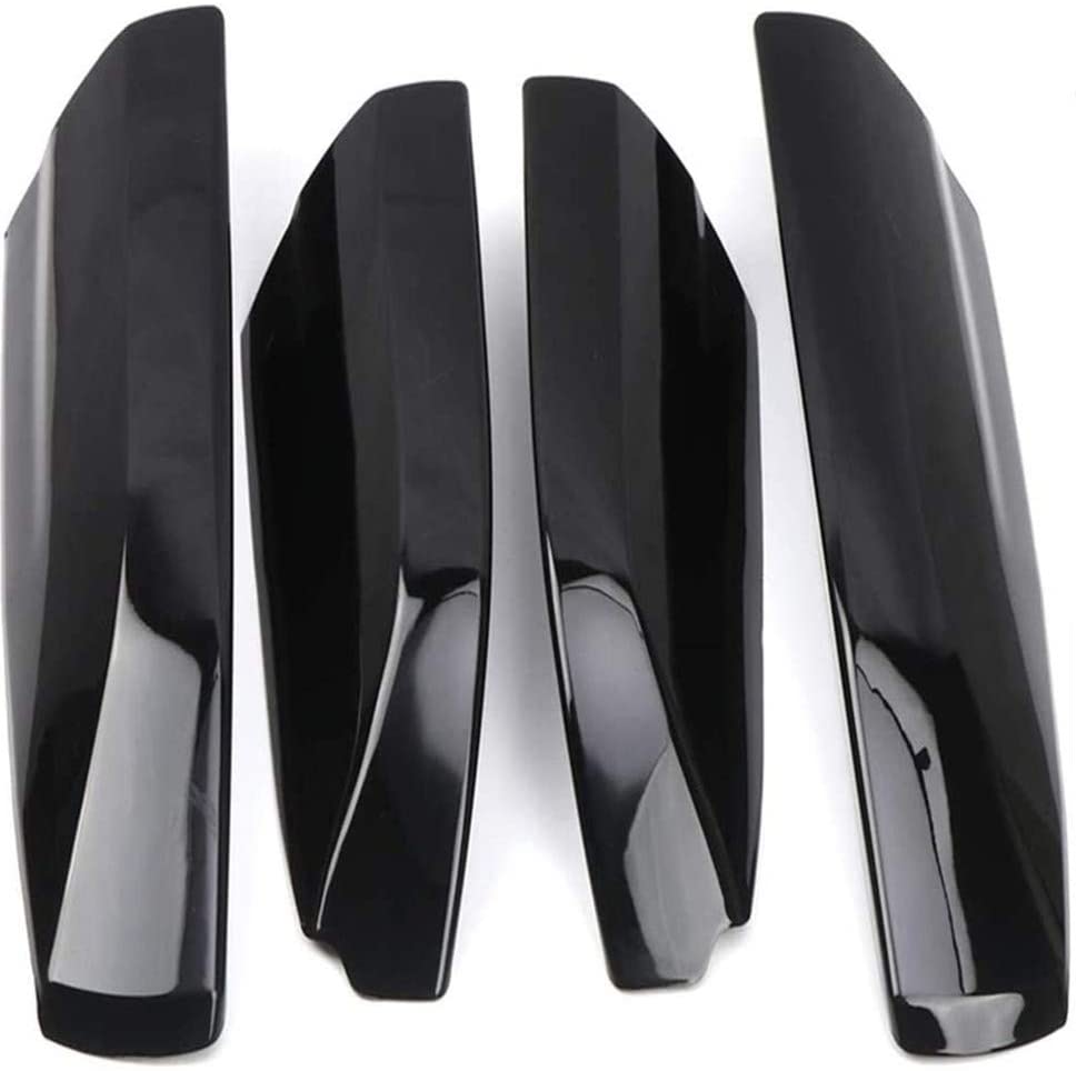 Genericss for Highlander 2013 2012 2011 2010 2009 2008 Car Accessories Roof Rack Rails End Cap Protection Cover Shell Glossy Black