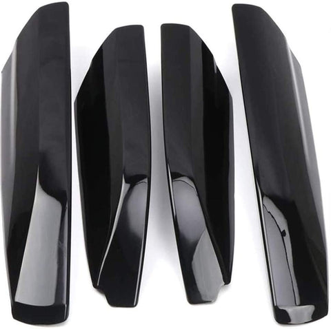 Genericss for Highlander 2013 2012 2011 2010 2009 2008 Car Accessories Roof Rack Rails End Cap Protection Cover Shell Glossy Black