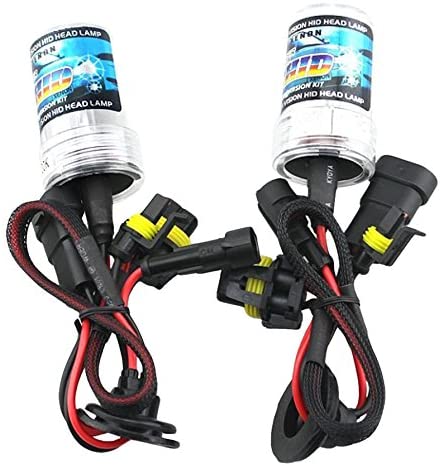 Zone Tech H7-8K Xenon Replacement Headlight Bulb, Set of 2 (HID 8000K H7)