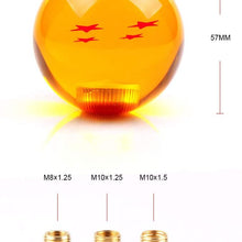 RASTP Dragon Ball Z Star Manual Gear Stick Shift Knob Universal Gear Shifter Knobs with Adapter Fits Most Car(4 Star)