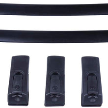 OCPTY Roof Rack Cargobar Carrier For Toyota RAV4 2013-2018 Rooftop Luggage Crossbars - Fits Side Rails Models ONLY