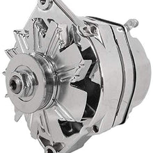 DB Electrical ADR0334-C Alternator Compatible with/Replacement for Marine Mercruiser 105 Amp Chrome Delco/ 10SI/ 1 Wire/V-Belt