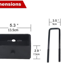 ADPOW Compatible with Leveling Kit 2”Rear Leveling Lift Kit Chevy GMC Silverado 1500/Sierra 1500 2WD/4WD 2007-2019 2 Inch Rear Strut Spacer Suspension Lift Kit Lift Spacers
