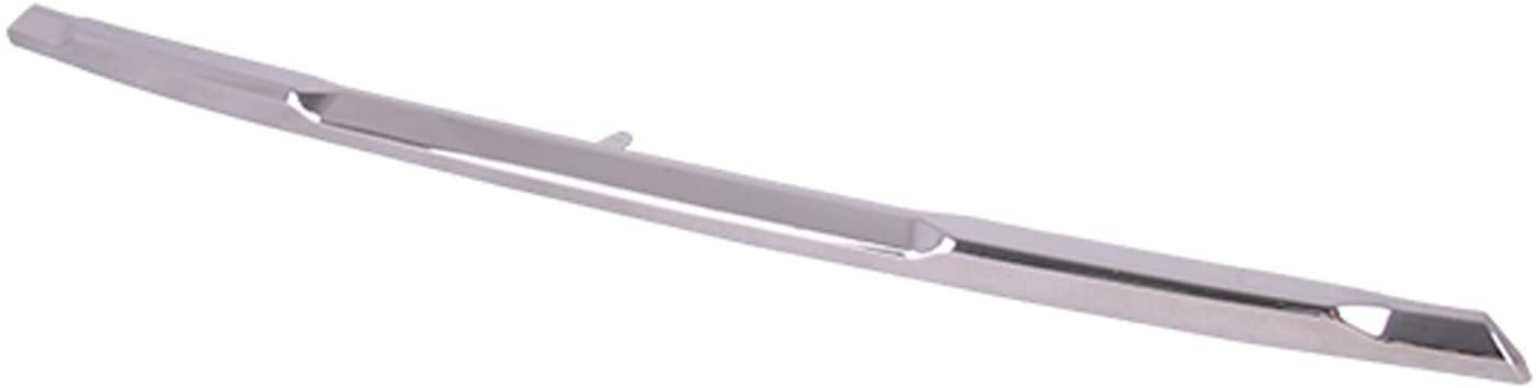 2017-2019 Nissan Rogue Rear Center Bumper Cover Molding; Except Sport; Chrome; Made Of Abs Plastic Partslink NI1144107