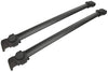 IRONWALLS 2PCS Roof Racks Crossbars Cargo Load Bars Aluminum Black for Jeep Patriot 2007-2017 with Vertical Side Bars