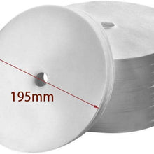 250 Pieces Of Round Coffee Filter Paper Coffee Filters Set 250er × 195mm For Regina 40, Pro40T And Pro60T Coffee Accessories