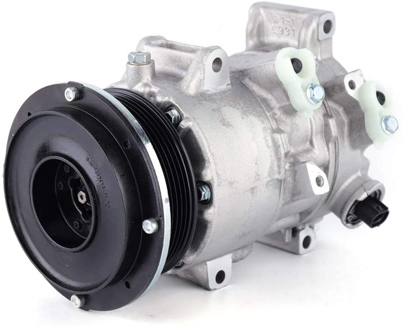 A/C Compressor TBVECHI A/C AC Compressor Air Conditioner Compressor W/Clutch Fit for 2010-2011 Camry 2.5L 6SEU16C
