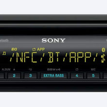 Sony MEX-N5300BT Built-in Dual Bluetooth Voice Command CD/MP3 AM/FM Radio Front USB AUX Pandora Spotify iHeartRadio iPod / iPhone Siri and Android Controls Car Stereo Receiver with ALPHASONIK EARBUDS