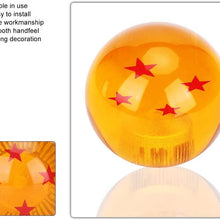 Gear Shifter,Akozon Universal Car Dragon Ball Gear Shift Knob Shifter Lever Handle with Adapter Replacement(Five Stars)