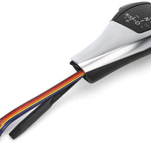 Gear Shift | Akozon Electric LHD Automatic LED Gear Shift Knob Retrofit Kit Fits for BMW E46 E60 E61 Refit for F30 (Electro silvering)