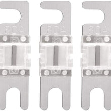 Mini ANL Fuse Multipack 20A, 30A, 40A, 50A, 60A, 80A, 100A, 125A, 150A For Automotive Marine Audio Video System Electronics Fuse 9 Pack (Multi Pack)