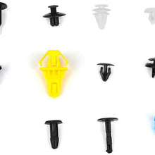 SCITOO 418Pcs Bumper Retainer Clips Kit Car Fastener Rivet Push Door Trim Panel Clips fit for GM Toyota Honda Ford Chrysler,18 Sizes