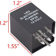 XtremeAmazing LED Electronic Flasher EP29 EP29N 12 Volt 4Pin Relay Turn Signal Bulbs Hyper Flash
