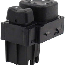 NewYall Front Left Driver Side Door Power Mirror Switch w/ 2 Button