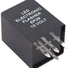 XtremeAmazing LED Electronic Flasher EP29 EP29N 12 Volt 4Pin Relay Turn Signal Bulbs Hyper Flash