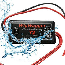 Stop-Alert WigWagger 72 Electronic Wig Wag Alternating Flasher Relay - Waterproof Universal Emergency Police Ambulance Car Controller LED Strobe Light Box Kit- Compatible 12-24V