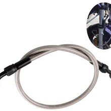 Fangfang Brake Oil Pipe Motorcycle Modified Brake Oil Pipe Electric Vehicle Universal Brake Hose 570mm/22.44in Motocycle Brake (Color : Gray)
