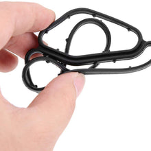 KIMISS 2Pcs Engine Oil Filter Housing Seal Gasket Cooler Seals