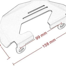 FSLLOVE FANGSHUILIN Motorcycle Aluminum Front Brake Caliper Cover Guard Cap Protection Fit for BMW R1200GS LC R1200GS ADV R Nine T (Color : Black)