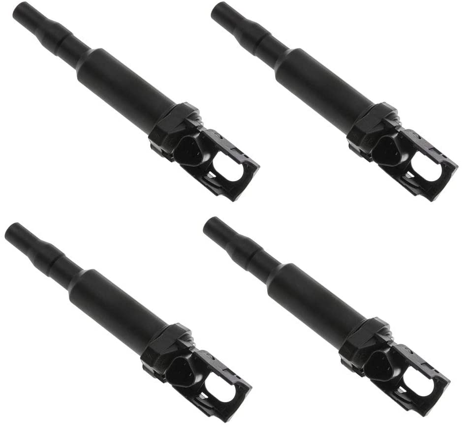 4 PCS Ignition Coil For V8 4.4L 4.8L 03-16 X5 650I GRAN COUPE / 06-16 550I 650I / 06-15 750I 750LI / 04-05 545I 645CI / 02-05 745I 745LI / 07-15 ALPINA B7 / 10-15 550I GT 750I XDRIVE