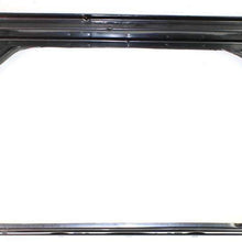 Radiator Support Assembly Compatible with 1998-2002 Mercury Grand Marquis Black Steel