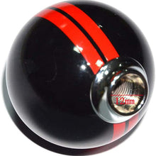 SMKJ 5 Speed Mustang White line Shift Knob Black Car Gear Stick Shift Shifter Knob Automatic Manual Shifter Knob Suitable for Most Transmission Vehicles