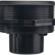 GARNECK Air Conditioning Vent Outlet Round Long Air Conditioner Ventilation Outlet for RV Bus Electric Car Caravan Side Roof 82mm/75mm 46mm (Black)