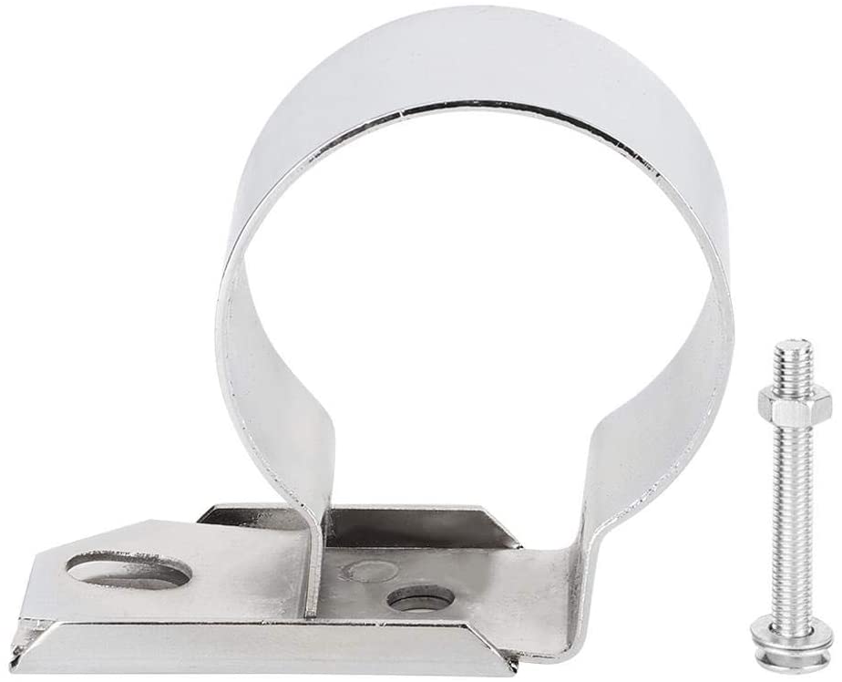 Aramox Ignition Coil Bracket, CNC Aluminium Alloy Ignition Coil Mount Bracket Fit for Ford Mustang F150 (Silver) (Silver)