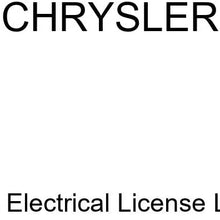 Genuine Chrysler 4608532AE Electrical License Lamp Wiring