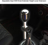 Carrfan Adjustable Gear Shift Knob Extender Height Lever Extension Car Gear Shifter Extender Kit with 4 Adapters