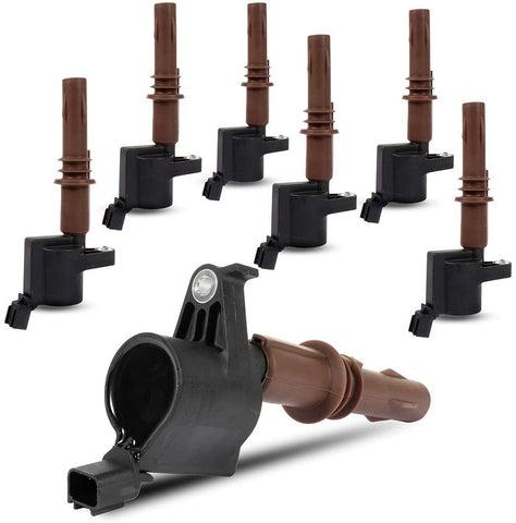 ECCPP Ignition Coils Compatible with Ford Expedition/Explorer/F-150/ F-250 Super Duty/F-350 Super Duty/Mustang Lincoln Mark LT Mercury Mountaineer 2008-2014 Replacement for DG521 C1659(Pack of 8)
