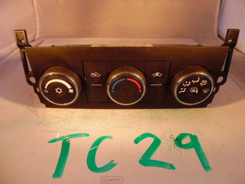 10 11 CHEVY SILVERADO GMC SIERRA CLIMATE CONTROL PANEL TEMPERATURE UNIT OEM TC29