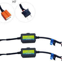 AnyCar Led Headlight Bulb Canbus H4 9003 Resistor Anti-flicker Harness Warning Conversion Kit Error Free Decoder (H4/9003/HB2)