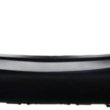 Rear Bumper Cover For 2015-17 Mercedes Benz C300 Sedan w/IPAS/Mldg Holes Primed