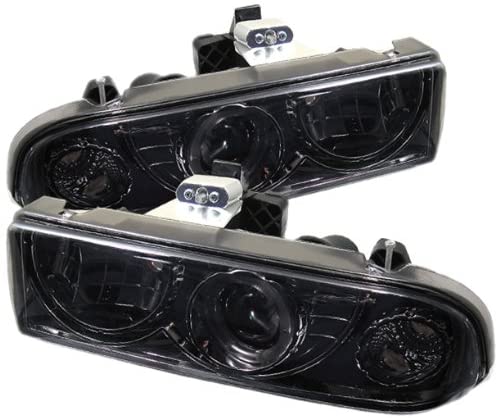 Spyder Auto PRO-YD-CS1098-SMC Chevy S10/Chevy Blazer Smoke Halo Projector Headlight