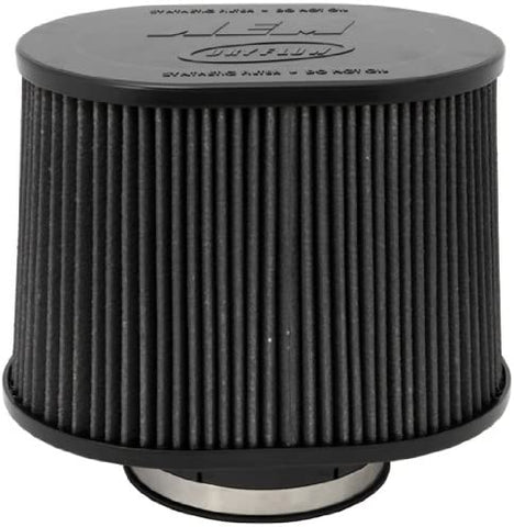 AEM 21-2277BF Universal DryFlow Clamp-On Air Filter: Oval Tapered; 5 in (127 mm) Flange ID; 7 in (178 mm) Height; 10.5 in x 8 in (267 mm x 203 mm) Base; 9.5 in x 6.75 in (241 mm x171 mm) Top