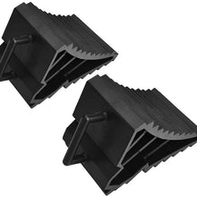Wheel Stopper, 2pcs Car Anti-slip Block Tyre Slip Stopper Wheel Alignment Block Tire Support Pad