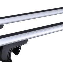 48 Inch Roof Top Rail Adjustable Carrier Aluminum 120CM Top Roof Rack Cross Bar