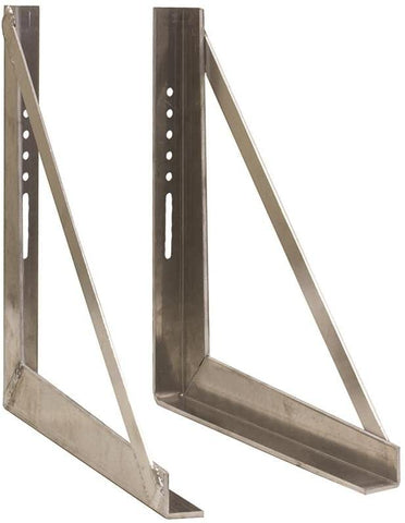 Buyers Products 1701031 Mounting Bracket Kit (SST, 3inx18inx18), Stainless Steel