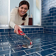 Rubbermaid Reveal Cordless Battery Power Scrubber, Red, Multi-Purpose Scrub Brush Cleaner for Grout/Tile/Bathroom/Shower/Bathtub, Water Resistant, Lightweight, Ergonomic Grip (1839685)